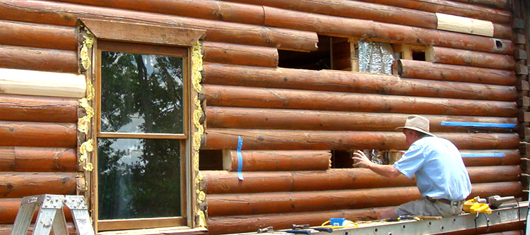 Log Home Repair Franklin County, Georgia